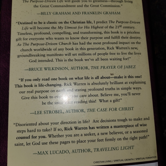 The Purpose-Driven Life -  by Rick Warren (Hardcover) - Picture 5 of 6